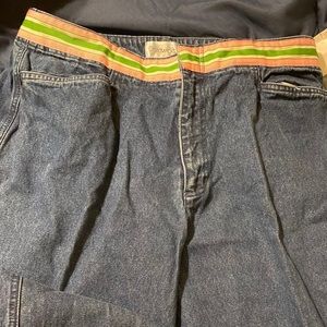 Great ribbon topped Chadwick jeans! Like new!